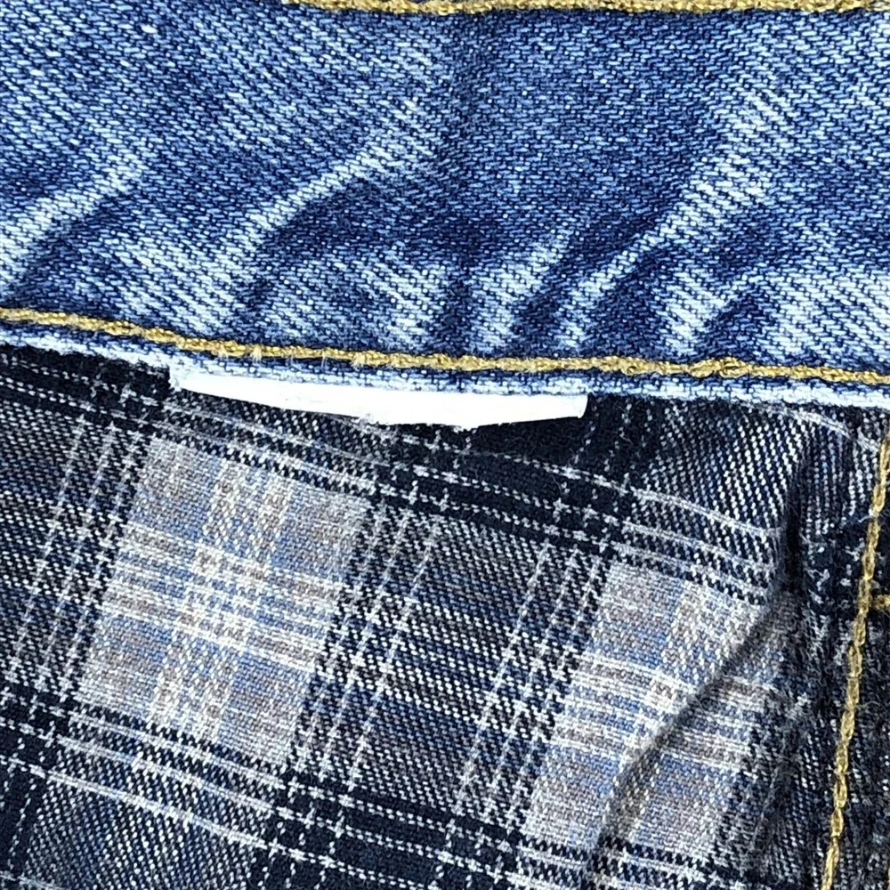Carhartt Jeans‎ Mens 32x32 Blue Relaxed Fit Straight Leg Denim Flannel Lined